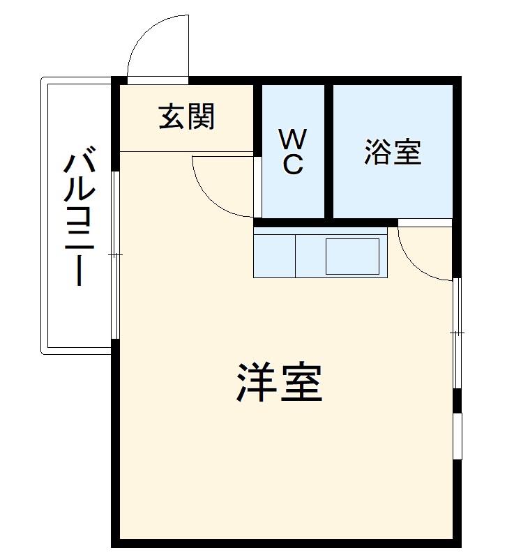ハートイン竹田町の間取り