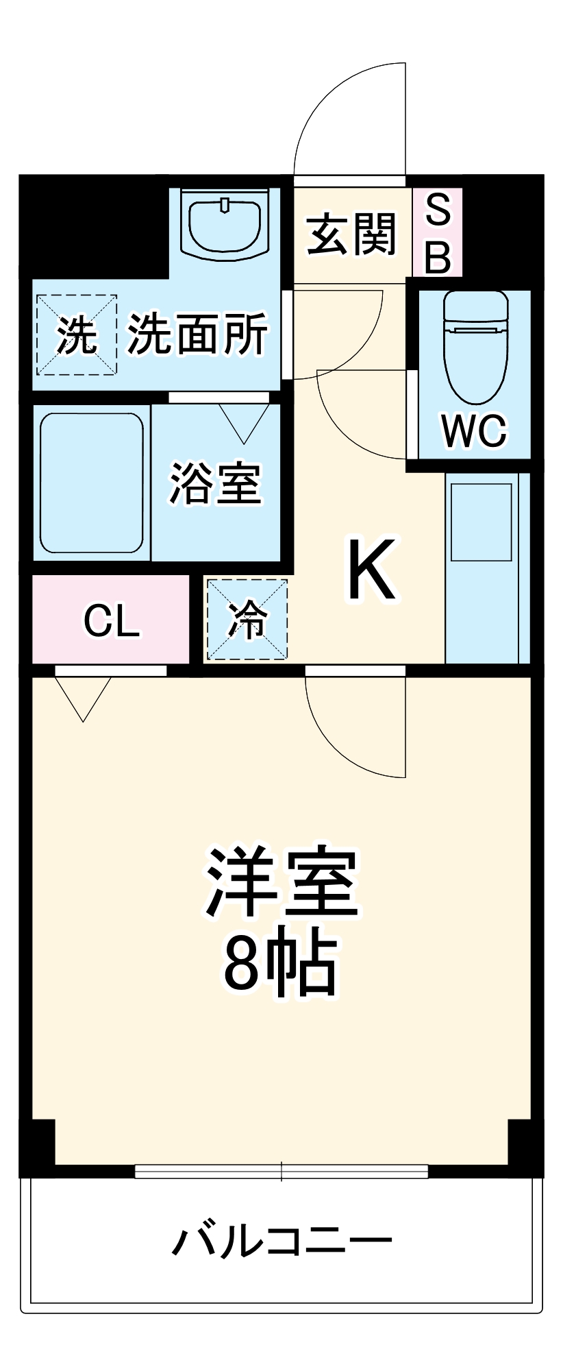 リアーレ蕨の間取り