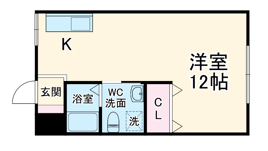 コーポ御前の間取り