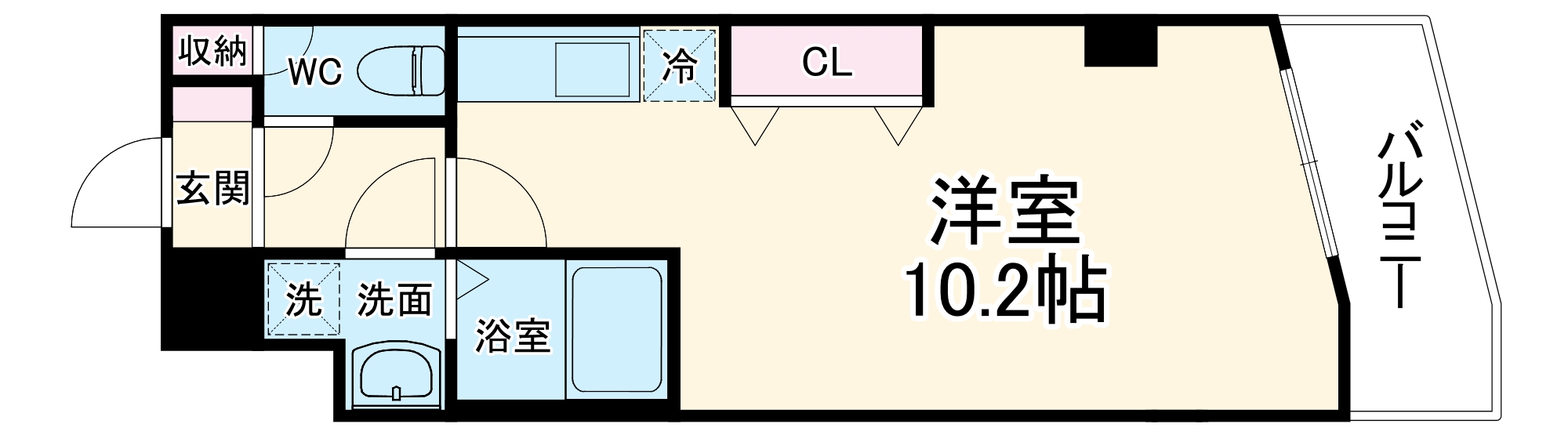 Fortitudo四街道の間取り