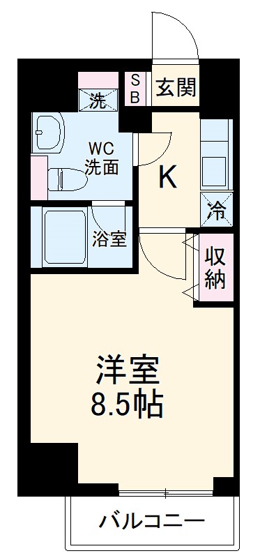 SHOKEN Residence横浜戸部Ⅱの間取り