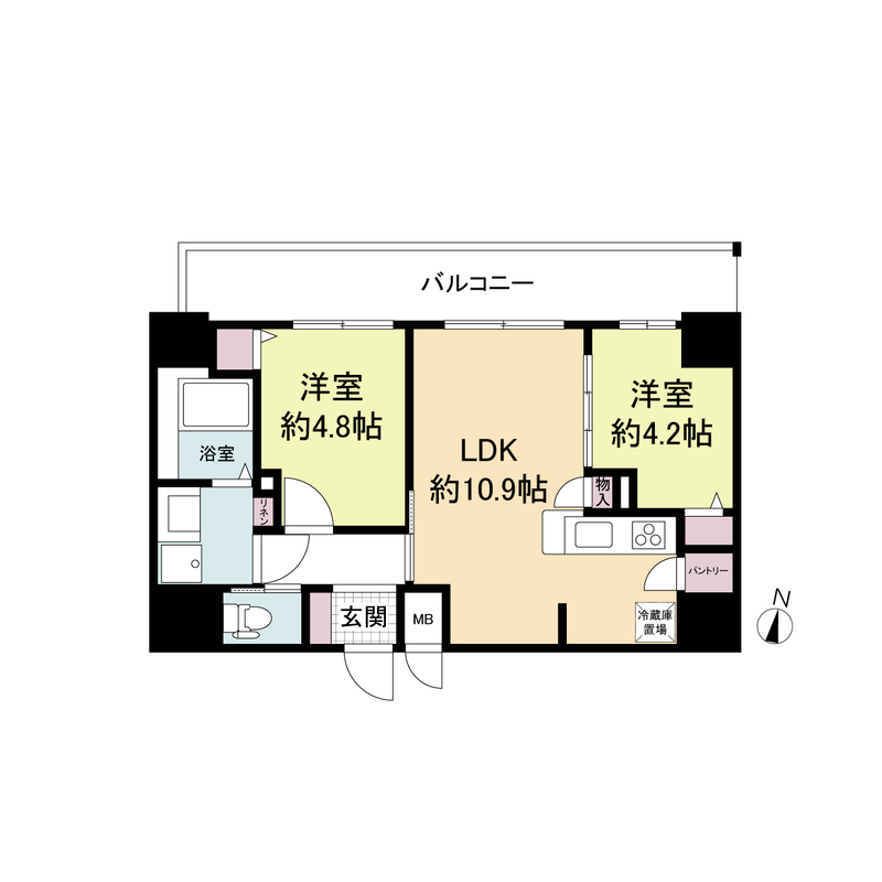 リヴェント福島野田の間取り