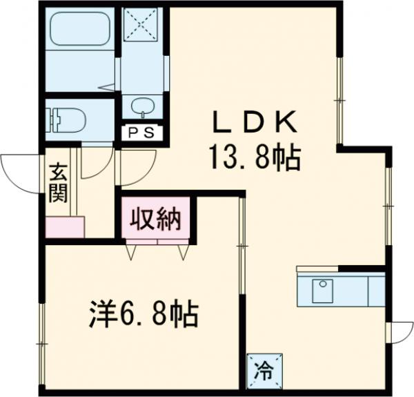 Grand MOREⅡ・103号室の間取り