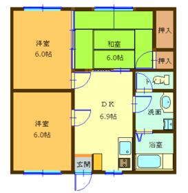 プレアデス 2号館の間取り