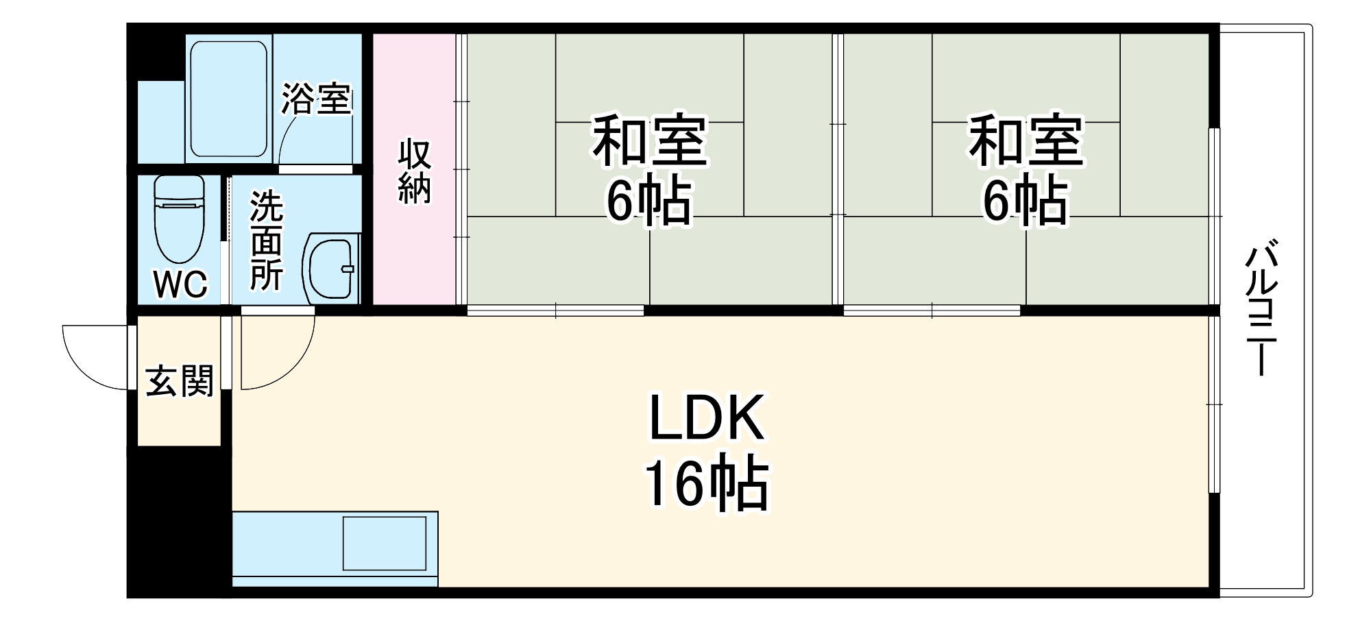 桜台ハイツの間取り