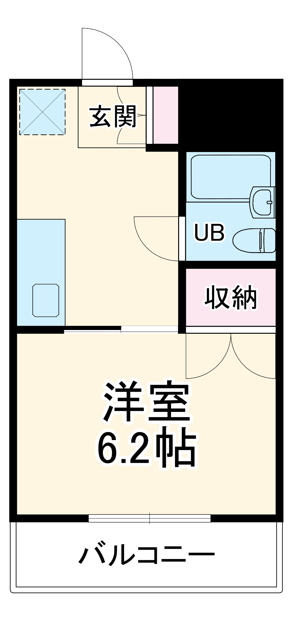 ユリガオカプレイスの間取り