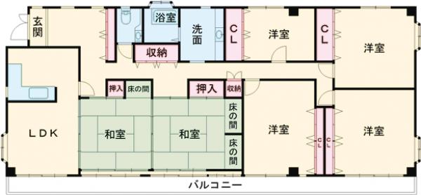 スカイコートの間取り