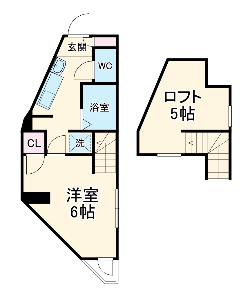 ステージ上青木Ⅱの間取り