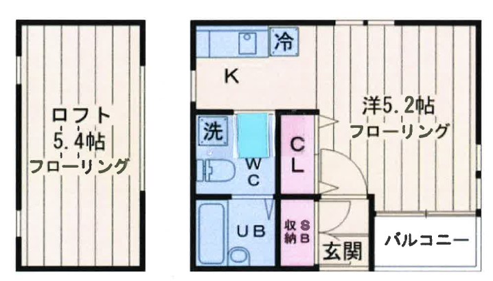 メゾンフェリーチェの間取り