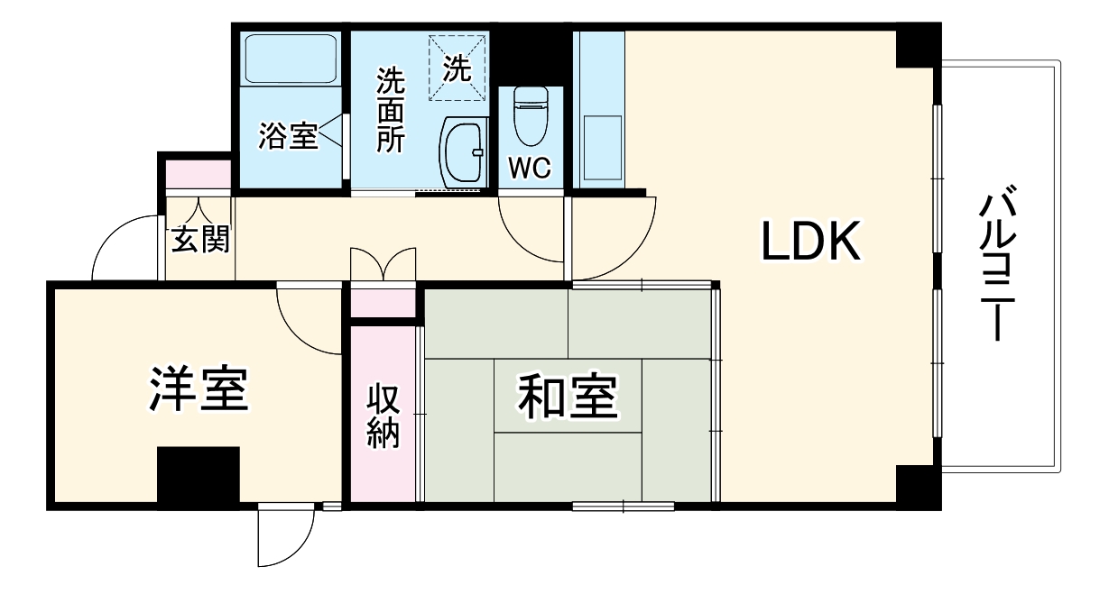 空港リブレ大阪屋の間取り