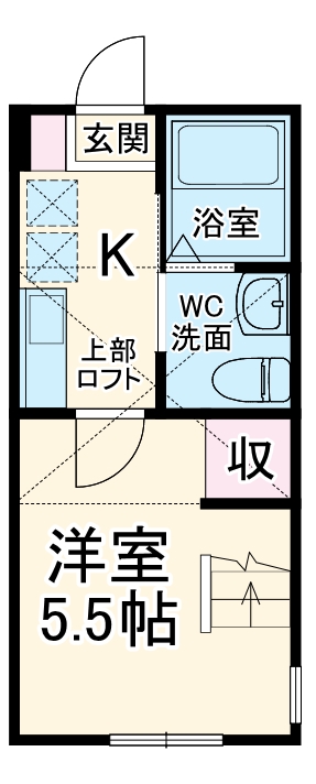 陽だまりテラス～緑～さがみ野・101号室の間取り