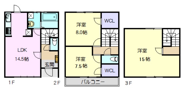 浅井ハイツの間取り