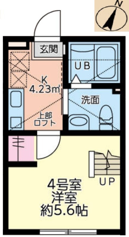 陽だまりテラス～緑～さがみ野・104号室の間取り