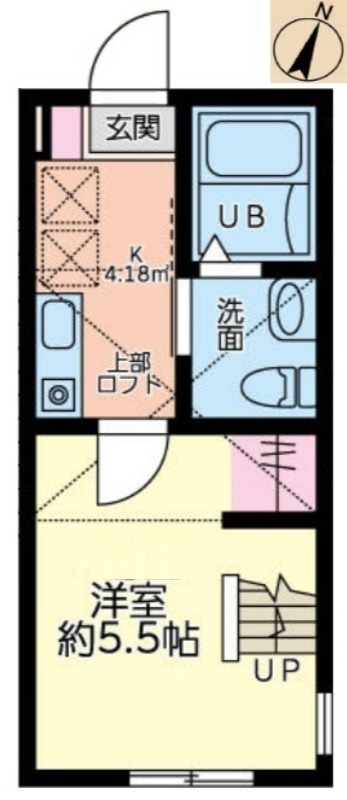 陽だまりテラス～緑～さがみ野・205号室の間取り