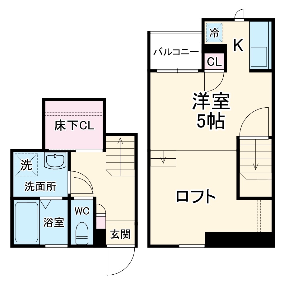 CB春日部ドールの間取り