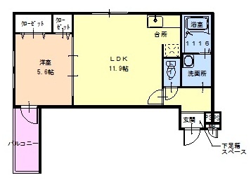 ラ・フェスタ池尻の間取り