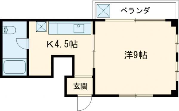 小堀マンション新館の間取り
