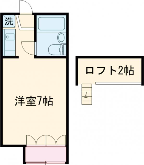 和泉本町の完工年月(1996年11月)築の賃貸アパートの間取り