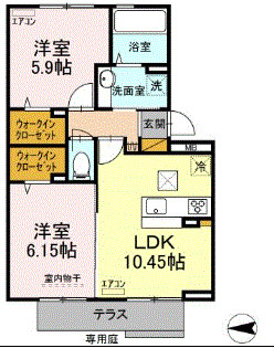 クレシェンテの間取り