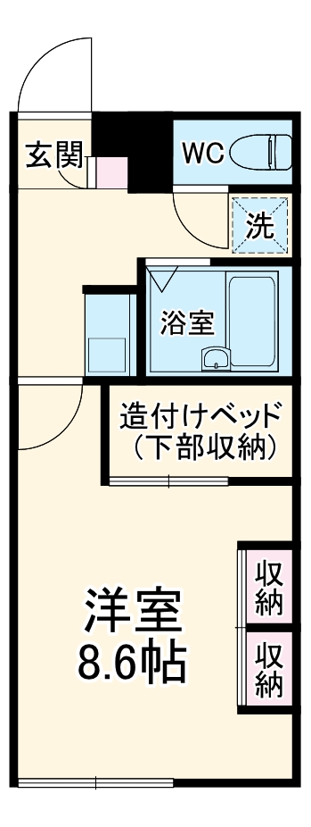 レオパレスアル・アッワルの間取り