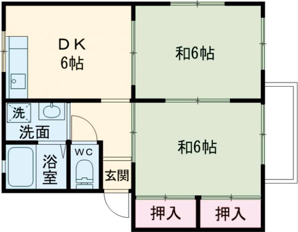 ソファレ久米田の間取り