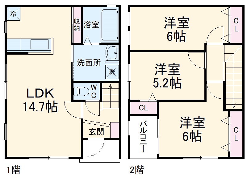 デザインメゾン星ヶ丘の間取り