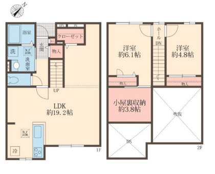 カーサクラーノの間取り