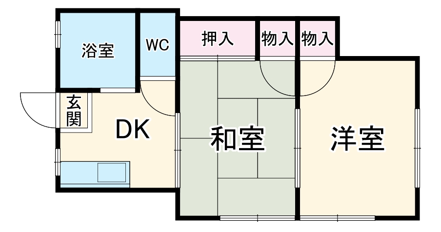 第7丸福荘の間取り