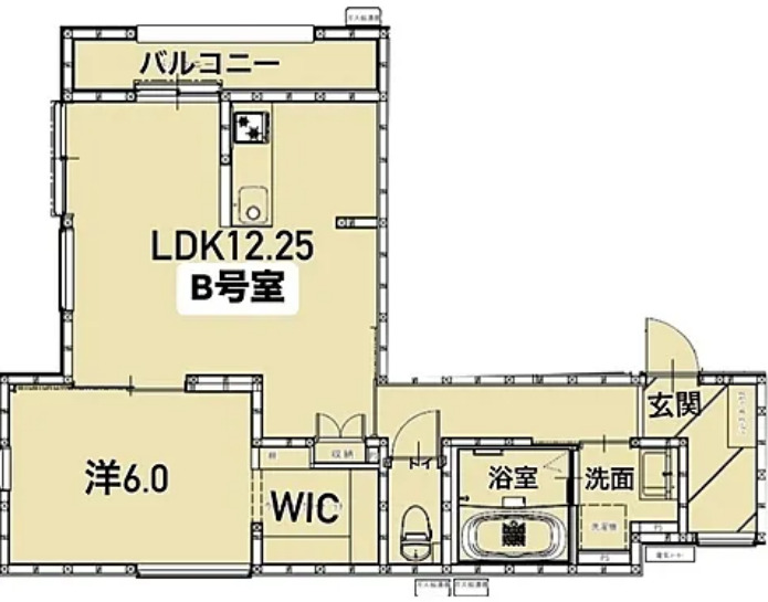 Honer wood上石町の間取り