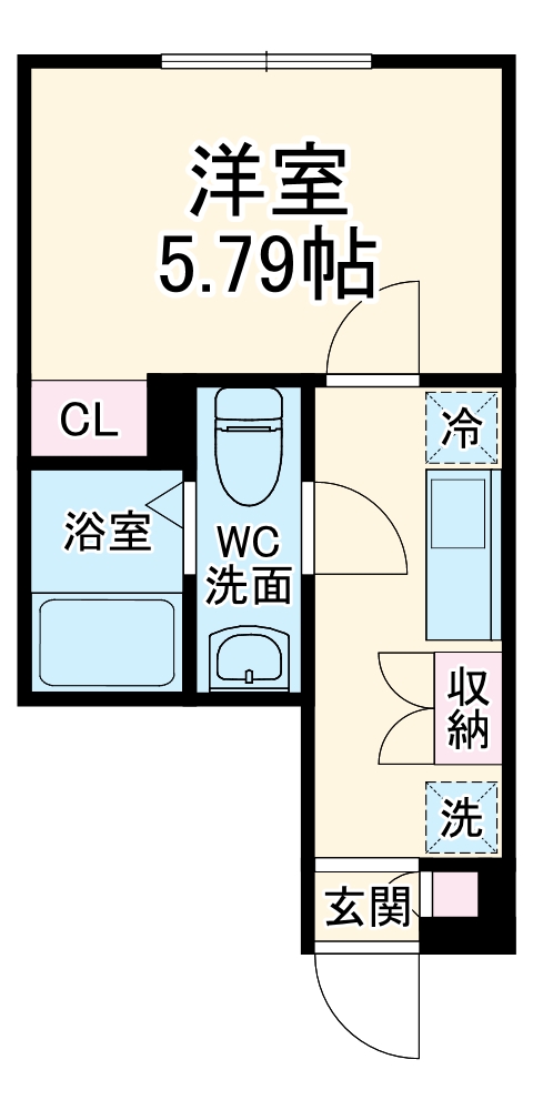 カインドネス蕨Ⅲの間取り