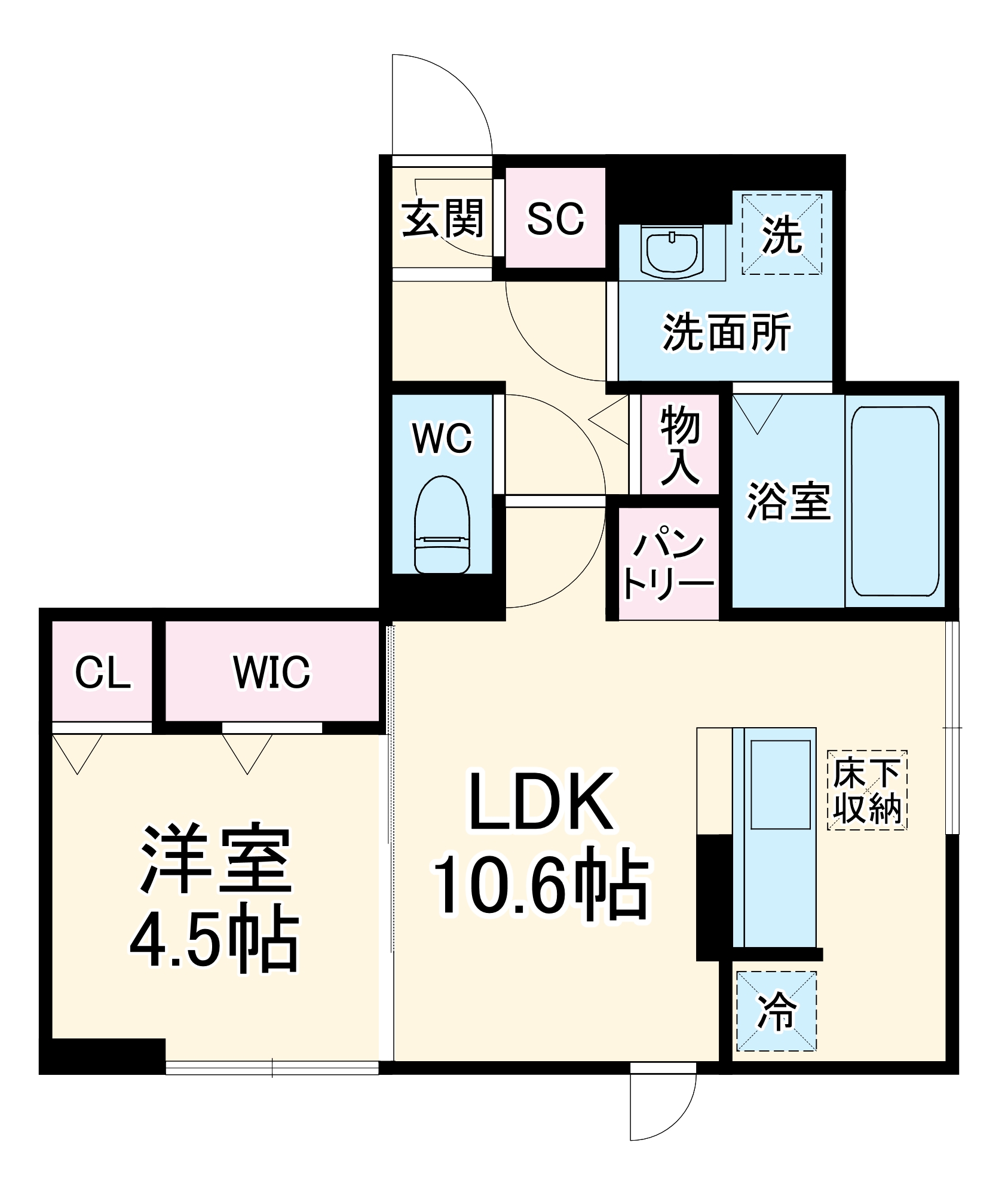 Felicityの間取り