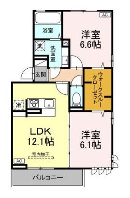 D-ROOM徳行の間取り