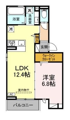 D-ROOM徳行の間取り