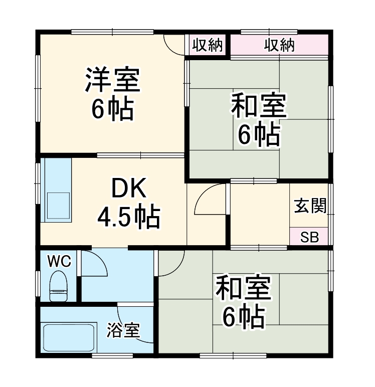 斉藤住宅の間取り