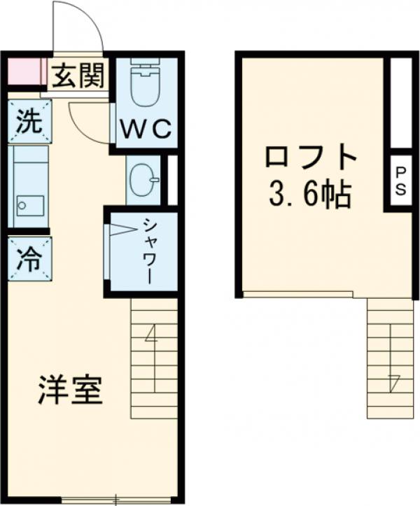 ハーモニーテラス中台の間取り