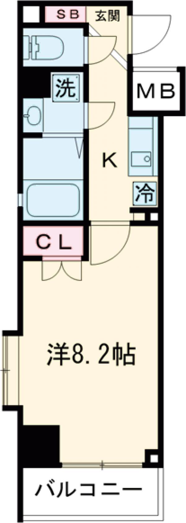 オーキッドレジデンス大泉学園・401号室の間取り