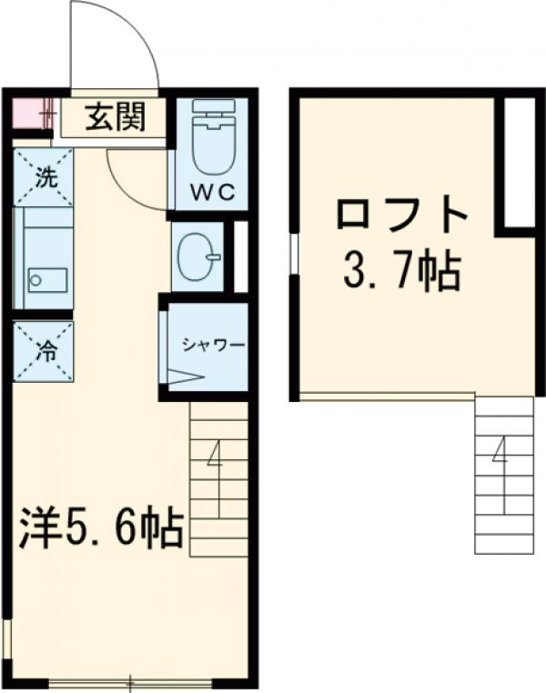 ハーモニーテラス中台の間取り
