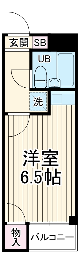 セントラルハイツ南加瀬・305号室の間取り