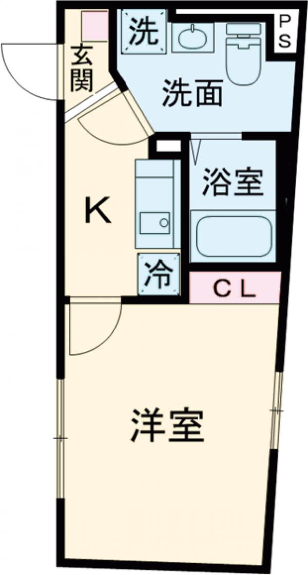 ラリュール不動前の間取り