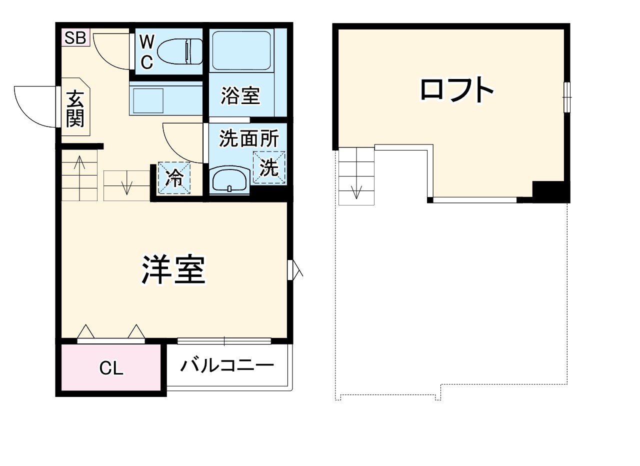 アルコ・イーリス 中村の間取り