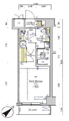SHOKEN Residence八王子・203号室の間取り