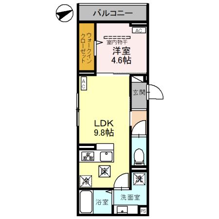 D-Sereno東田町Ⅱの間取り