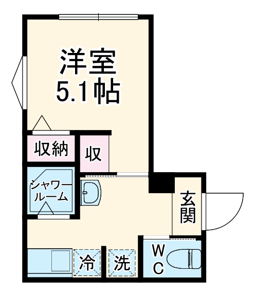 ＭＥＬＤＩＡ日進Ⅱ・102号室の間取り