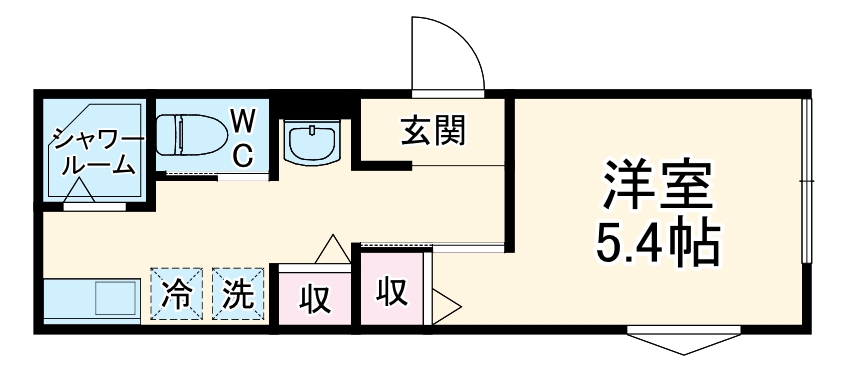 ＭＥＬＤＩＡ日進Ⅱ・103号室の間取り