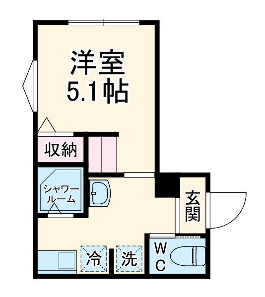 ＭＥＬＤＩＡ日進Ⅱ・302号室の間取り