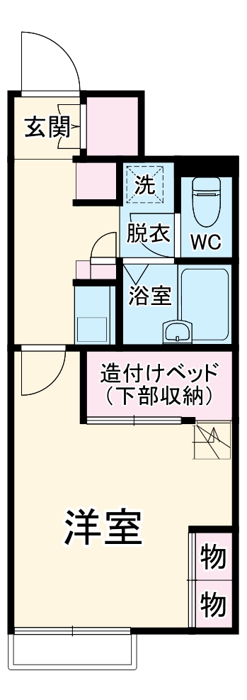 レオパレスGOLD LEO Ⅲの間取り