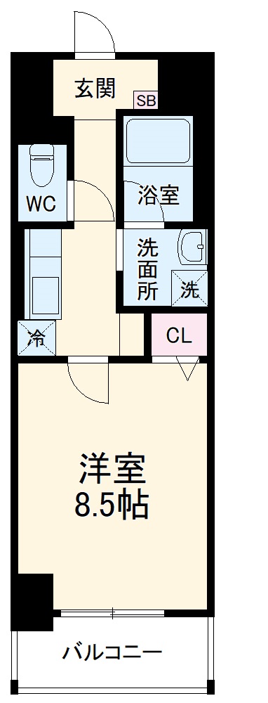 The First One金山の間取り