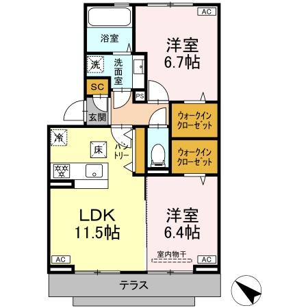 シャイングレイスの間取り