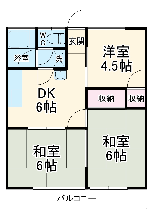 第2ベルハイツの間取り