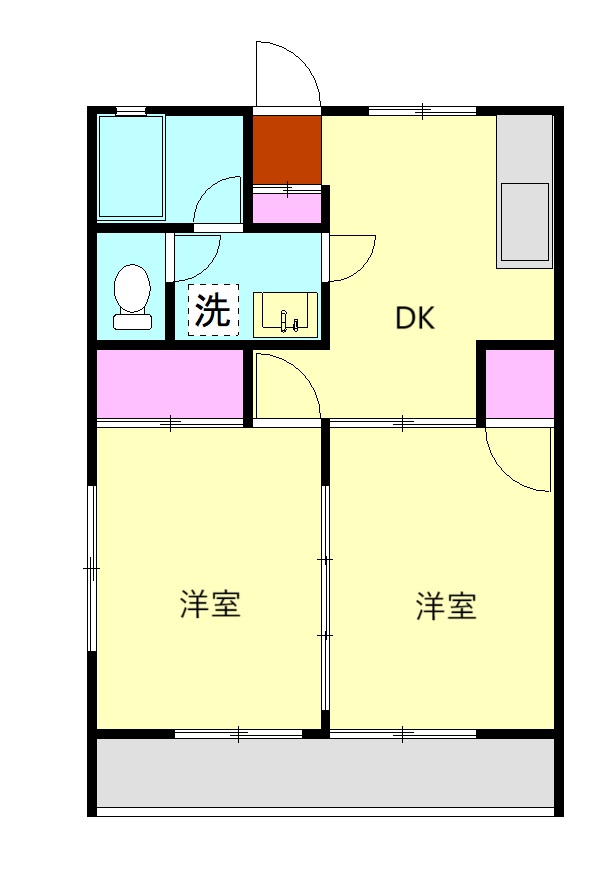 メゾン片倉の間取り